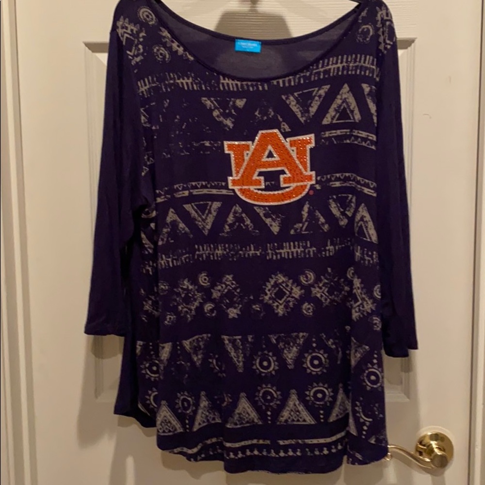 Cute Auburn University tunic with a little bling!